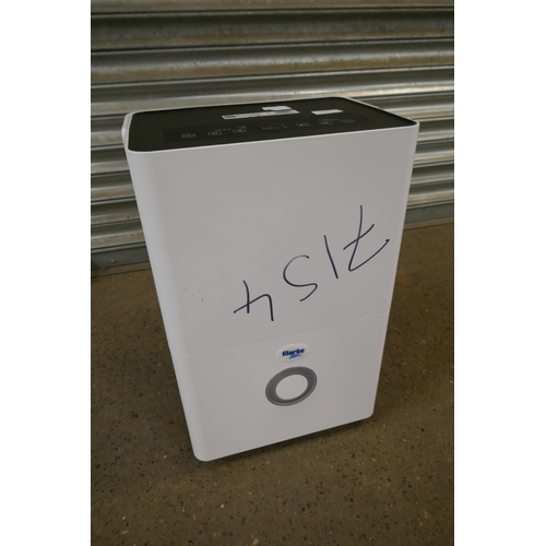 2198 - A Clarke DH30L 30ltr portable 230v dehumidifier (#7154) * This lot is subject to VAT