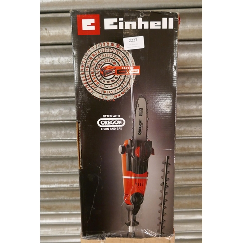 2227 - An Einhell GE-HC 18 Li T- solo cordless multi function tool, boxed