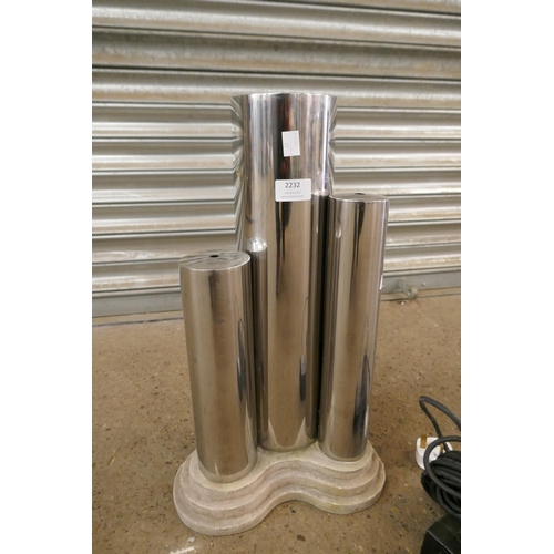 2232 - Stainless steel garden water feature