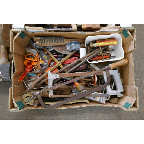 2240 - 4 boxes of assorted hand tools