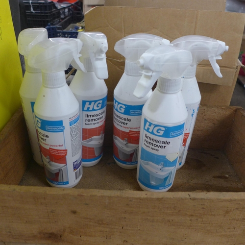 2313 - 6 x 500ml bottles of limescale remover spray