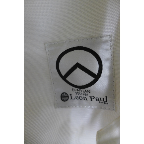 2411 - Leon Paul fencing outfit, gloves and foils  size small