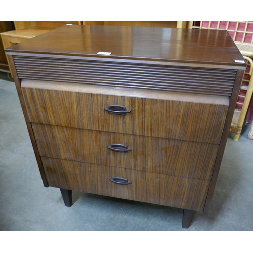 63 - An Elliots of Newbury afromosia chest of drawers