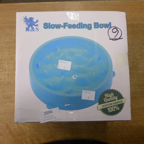 2096 - Three H&S slow feeding bowls for dogs (unused)