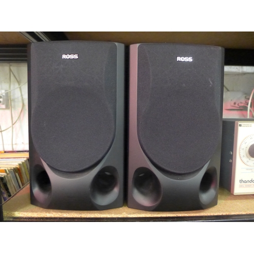 2148 - Pair of Ross RX1 speakers