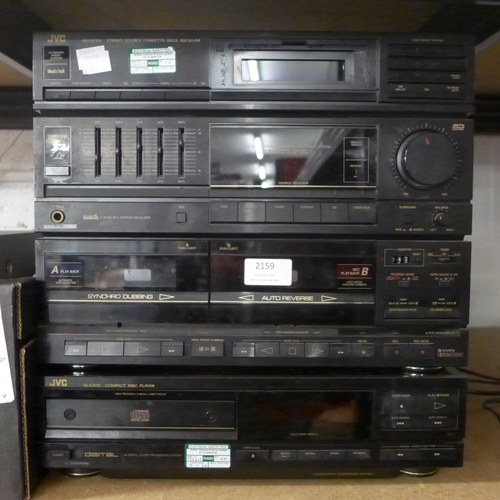 2159 - A JVC hi-fi system (DR-E500L)