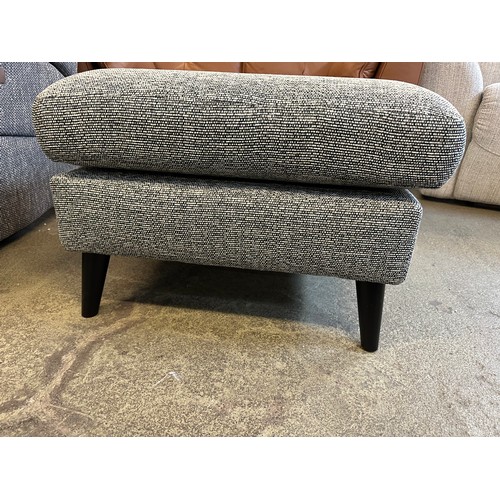 1565A - A grey hopsack footstool