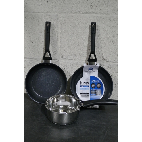 3020 - Three assorted pans including Ninja * this lot is subject to VAT