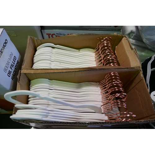 3110 - Quantity of mixed style coat hangers * This lot is subject to VAT