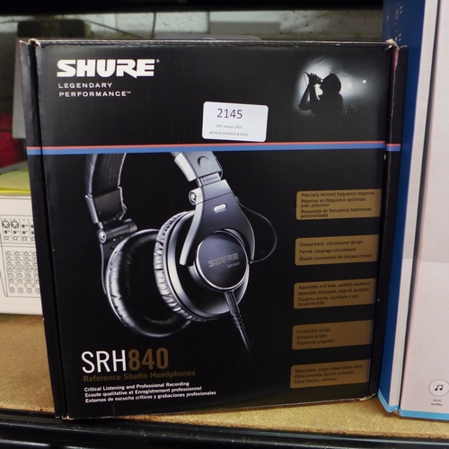 2145 - Sennheiser RS175 headphones and a pair of Shure SRH840 headphones