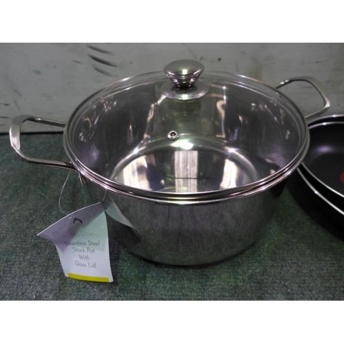 3396 - Two Tefal frying pans *This lot is subject to vat