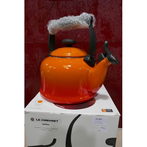 3184 - Le Creuset volcanic coloured iconic kettle - 2.1L * This lot is subject to vat