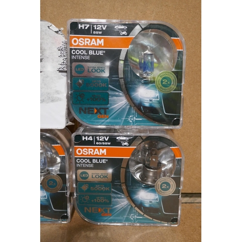 3196 - Osram cool blue intensive car and bike light bulbs  * This lot is subject to vat