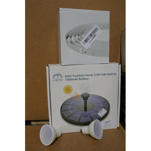 3197 - Assorted lighting and bulbs - various styles  * This lot is subject to vat