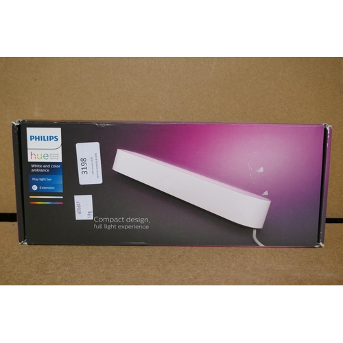 3198 - Philips HUE white and colour ambiance - play light bar  * This lot is subject to vat
