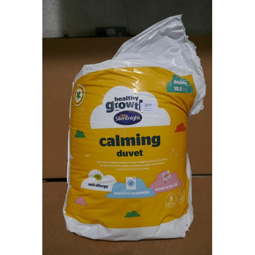 3207 - Silentnight Calming double duvet, 10.5 Tog *This lot is subject to vat