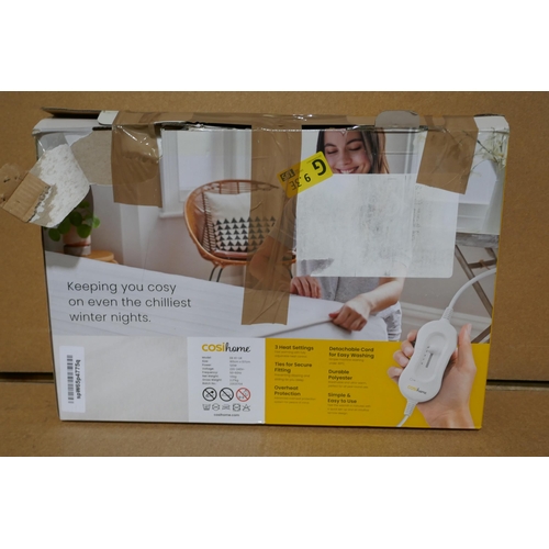 3212 - Cosihome king size electric blanket, 165 x 137cm *This lot is subject to vat