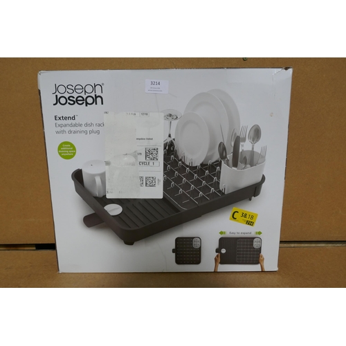 3214 - Joseph Joseph expandable dish rack *This lot is subject to vat