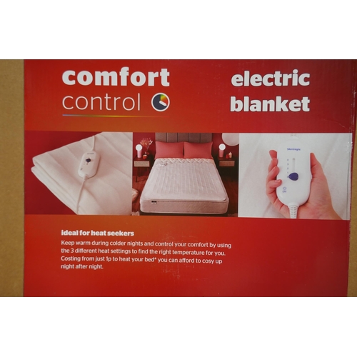 Silentnight Comfort Control single electric blanket, 72 x 135cm *This