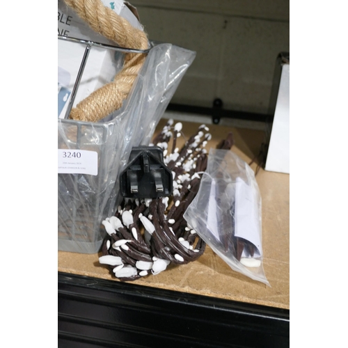 3240 - Assorted household & garden items *This lot is subject to vat