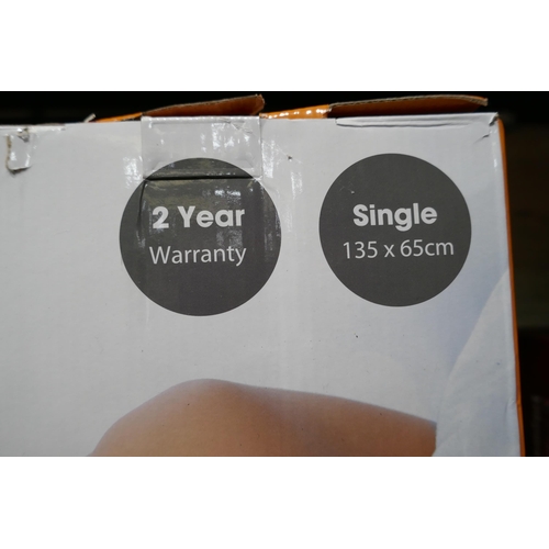 3254 - Cozytek single electric blanket 135 x 65cm *This lot is subject to vat