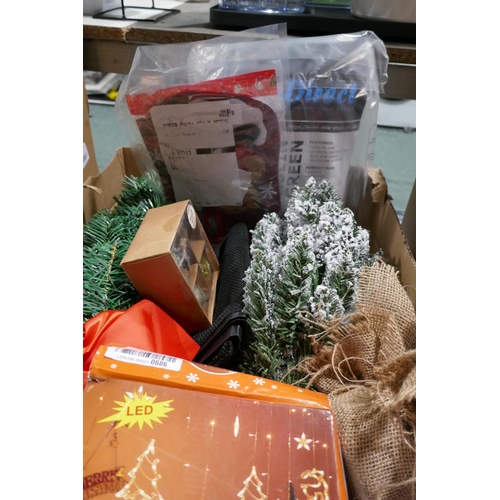 3267 - Quantity of miscellaneous Christmas item *This lot is subject to vat