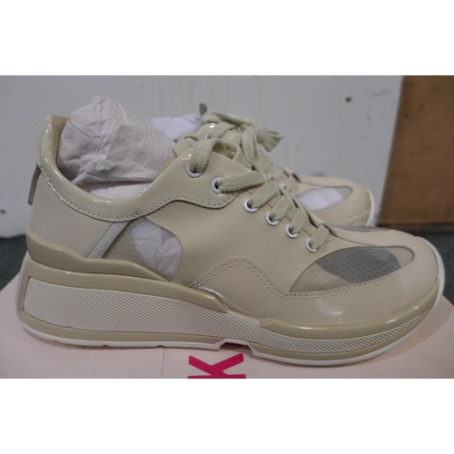 3451 - Kat Maconie, Marianne patent pearl trainers - size 38