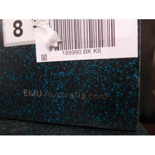 3454 - Emu Australia black waterproof boots with Merino wool lining - Aus size 8/ UK size 6 (RRP £179)