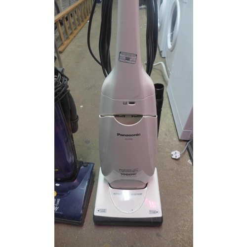 2179 - Two vacuum cleaners; Hoover and Panasonic