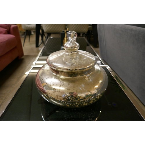 1353 - A large silver squat trinket jar (2239611)   #