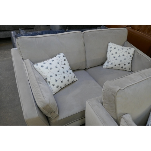 1354 - A Barker & Stonehouse stone two seater sofa and love seat RRP £2070
