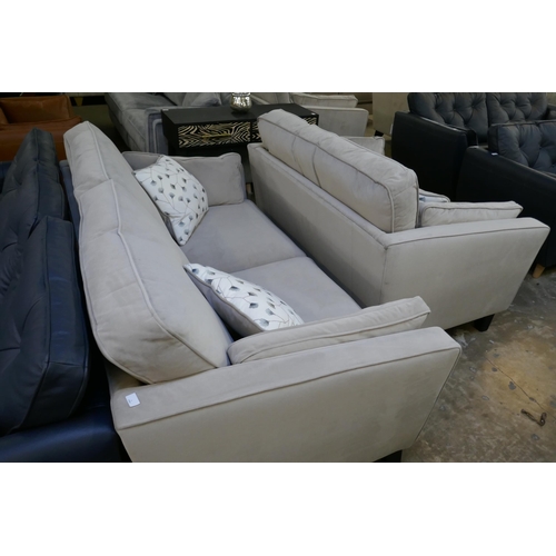 1354 - A Barker & Stonehouse stone two seater sofa and love seat RRP £2070