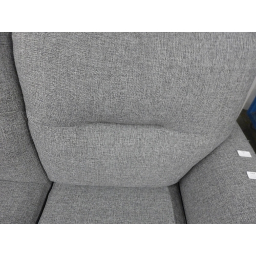 1435 - A grey weave two seater sofa