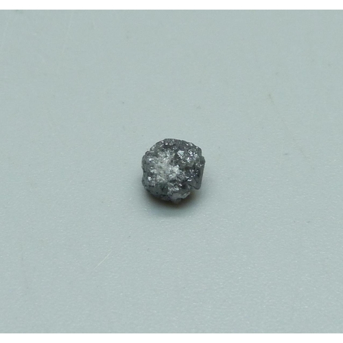 1012 - A rough/uncut diamond, 1.22cts