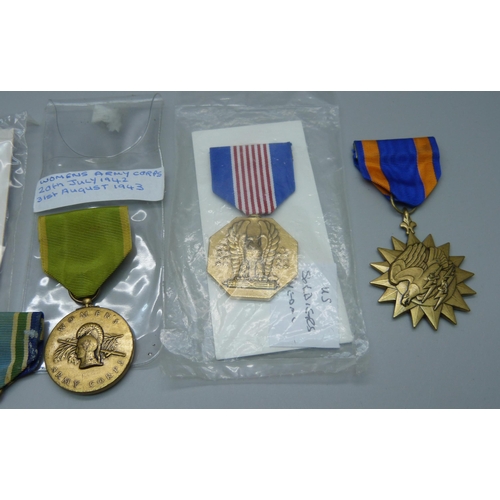 1035 - Seven American military medals