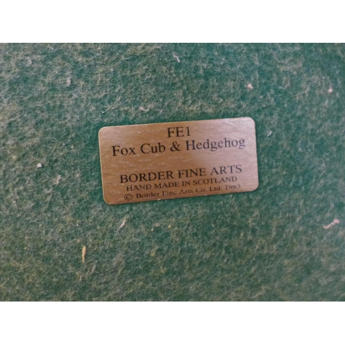 608 - Four Border Fine Arts figures, First Time Out, Special Event 1993, a Wren Sitting on Brambles 1995, ... 