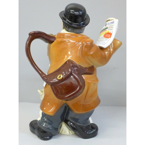 615 - A Ringtons limited edition novelty Delivery Man teapot, Maurice
