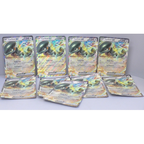 626 - Nine oversized Pokemon cards
