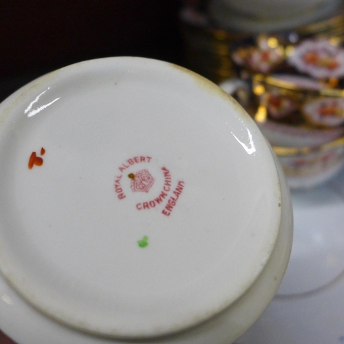 661 - A Royal Albert twelve setting tea service, with sugar bowl, cream jug and two sandwich plates **PLEA... 