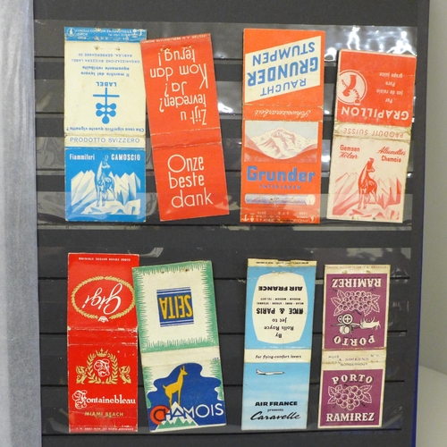 663 - Matchbox labels; an album of worldwide matchbox labels (350 no.)