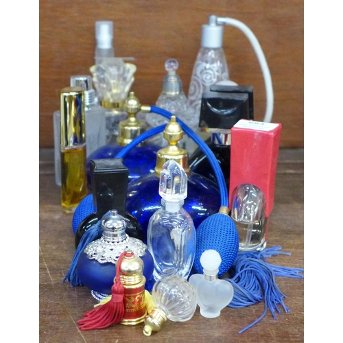 683 - A colllection of scent bottles