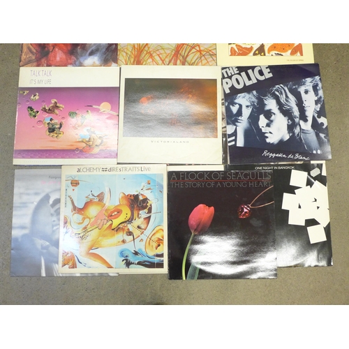 686 - Fourteen 1980s LP records