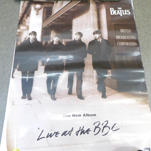 699 - Four Beatles EMI advertising posters