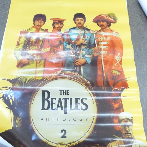 699 - Four Beatles EMI advertising posters