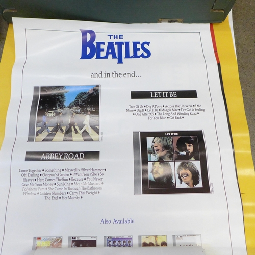 699 - Four Beatles EMI advertising posters