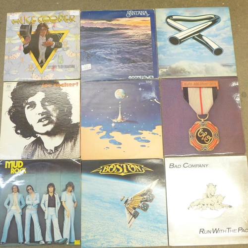 703 - Twenty rock and prog rock LP records