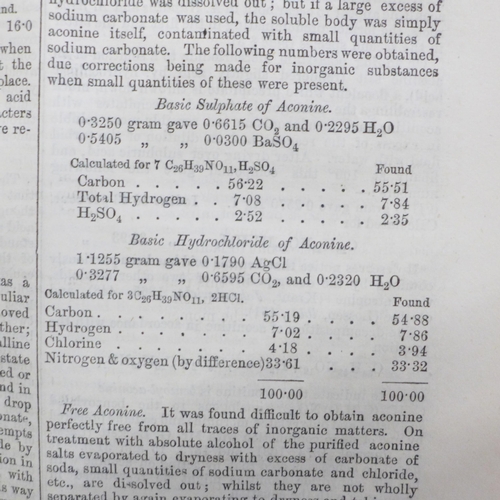 704 - Two books; Dictionary of General Biography by Cates and Pharmaceutical Journal volume VIII 1877-8, t... 