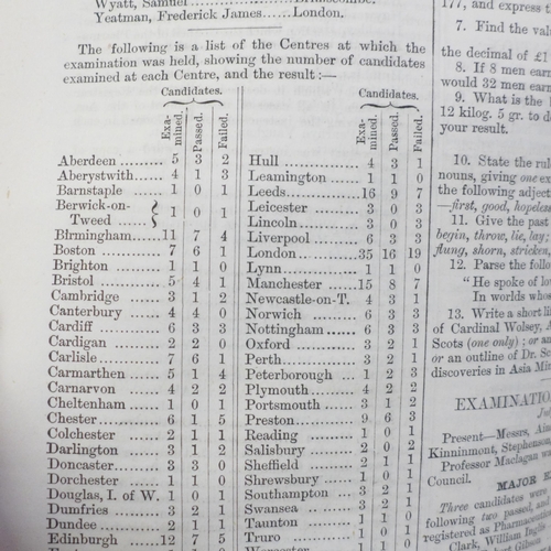 704 - Two books; Dictionary of General Biography by Cates and Pharmaceutical Journal volume VIII 1877-8, t... 