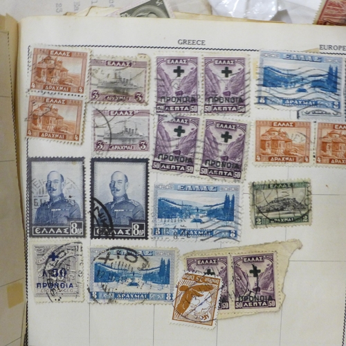 710 - Stamps; a box of stamps, covers, etc., loose and in albums