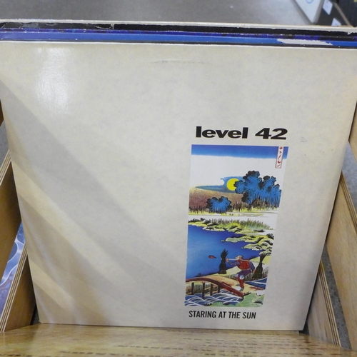 724 - A collection of LP records including Dire Straits, Soft Cell, Queen, Eric Clapton, The Police, Depec... 